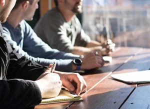 Team Works Together to create Strategic Planning Action Plan.